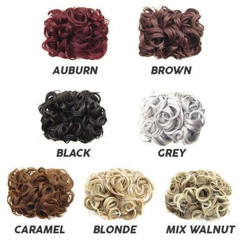 Clip-In Curly Hair Bun Comb