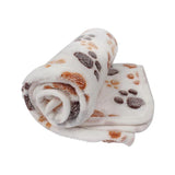 Comfortably Soft Pet Cloth Paw Print Blanket-TrendyVibes.CO