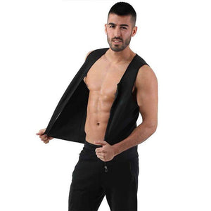 Men's Zipper Neoprene Sauna Vest