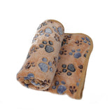 Comfortably Soft Pet Cloth Paw Print Blanket-TrendyVibes.CO