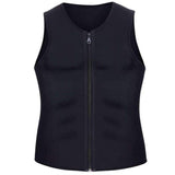 Men's Zipper Neoprene Sauna Vest