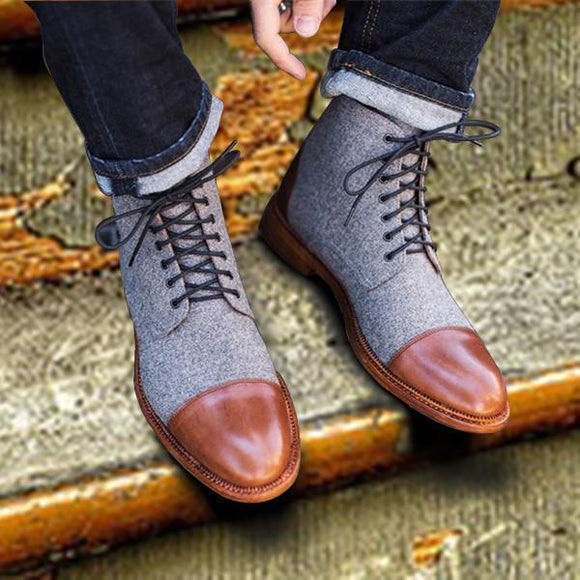 Coloured Men's Boots