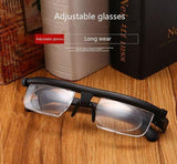 FOCUS ADJUSTABLE EYEGLASSES -3 TO +6 DIOPTERS MYOPIA GLASSES READING GLASSES