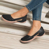 Woman Round-toe Hollow-out Breathable Flat Sandals -buy two free shipping!