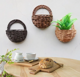 Allen - Rattan Wicker Wall Mounted Planter