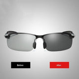 Brainart™ Men's Photochromic Sunglasses with Polarized Lens