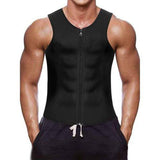 Men's Zipper Neoprene Sauna Vest