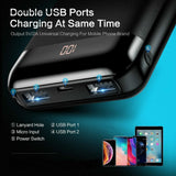 Mini Portable Dual Ports Power Bank-TrendyVibes.CO