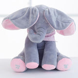 Interactive Peek-A-Boo Elephant Plush-TrendyVibes.CO