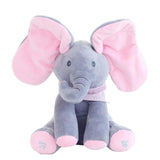 Interactive Peek-A-Boo Elephant Plush-TrendyVibes.CO