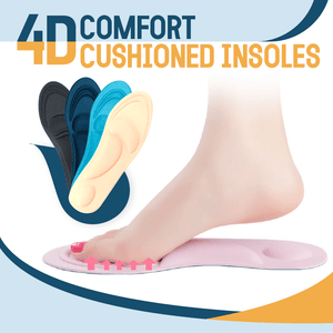 4D Comfort Cushioned Insoles