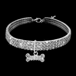 Bling Rhinestone Dog Collar-TrendyVibes.CO