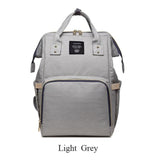 Inspire Uplift Light Grey Mummy Diaper Backpack