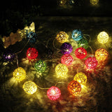 Inspire Uplift Lights 5CM Colorful Ball / Warm White Gold Ball LED String