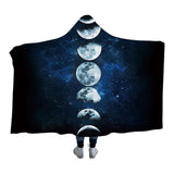 Inspire Uplift Moon Phases Hoodie Blanket Moon Phases Hoodie Blanket