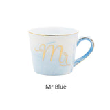 Inspire Uplift Mr & Mrs Coffee Mugs Mr Blue Mr & Mrs Coffee Mugs