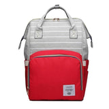 Inspire Uplift red stripe Mummy Diaper Backpack