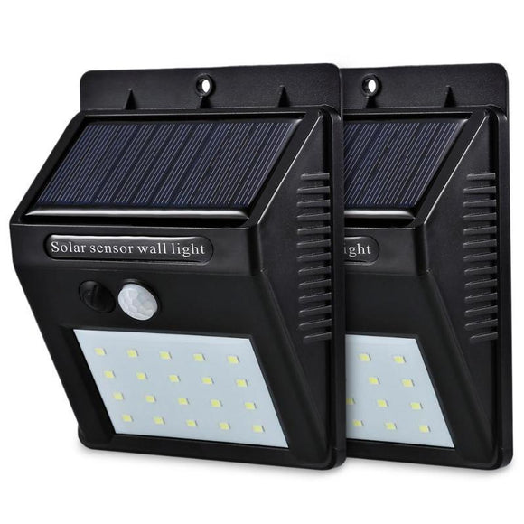 Solar Power PIR Motion Sensor Wall Light-TrendyVibes.CO