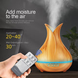 Ultrasonic 400ML Air Humidifier-TrendyVibes.CO