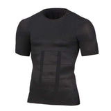 Men's Seamless Body Shaper Compression Elastic Shapewear Slimming Shirt